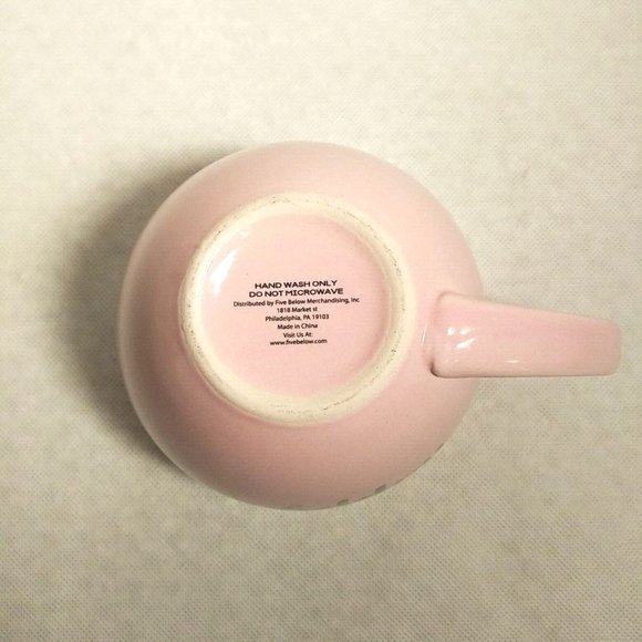 Coffee Soup Mug This Is My Happy Hour Large 16 OZ Pink Gold White - Picture 2 of 3